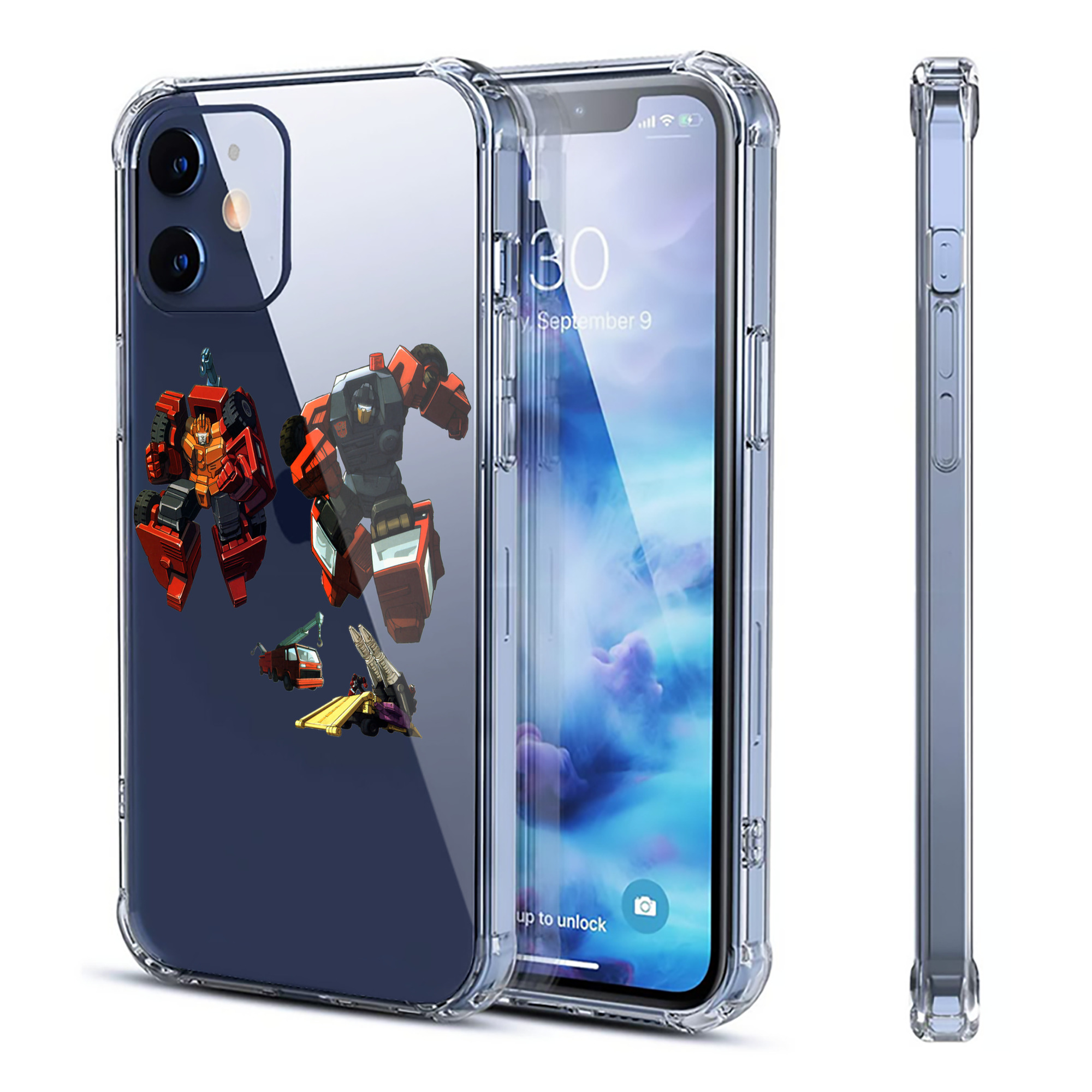 （画像用）  【iPhone 12シリーズ対応】透明スマホケース（クリアソフトケース）